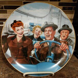 The Hamilton Collection "I Love Lucy" Collectors Plate.